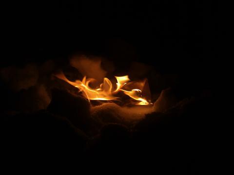 Flame Fire Light Dark