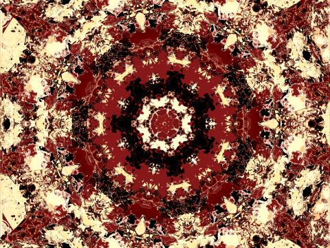 Fractal Pattern Brown Abstraction