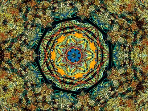 Fractal Pattern Kaleidoscope Abstraction