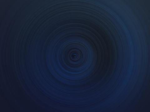 Funnel Circles Abstraction Blue Dark
