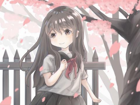 Girl Uniform Sakura Anime