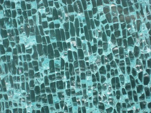 Glass Cranny Shards Broken Blue Texture