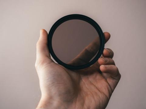 Hand Fingers Lens Transparent