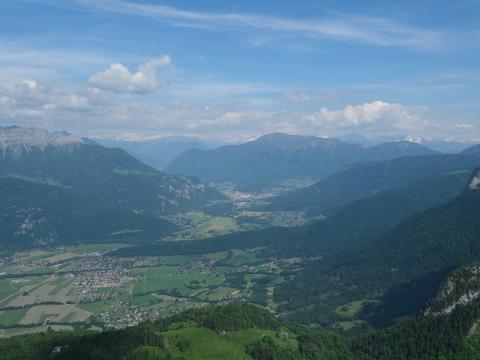 Hills Trees Landscape Aerial-view