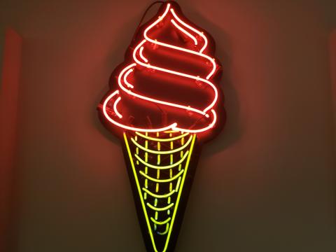 Ice-cream Neon Sign Light Glow