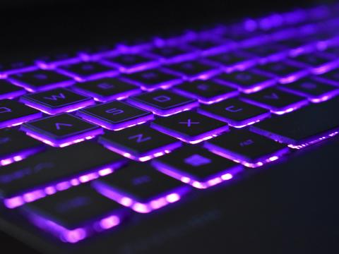 Keyboard Backlight Purple