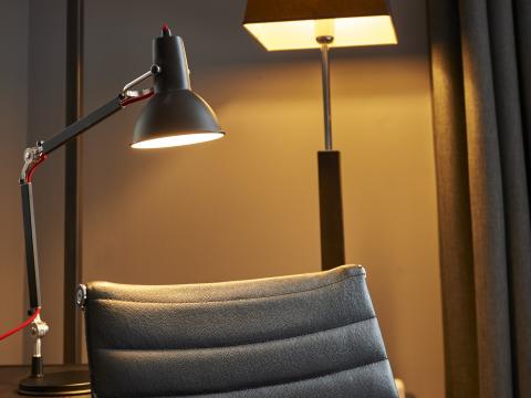 Lamp Light Armchair Interior