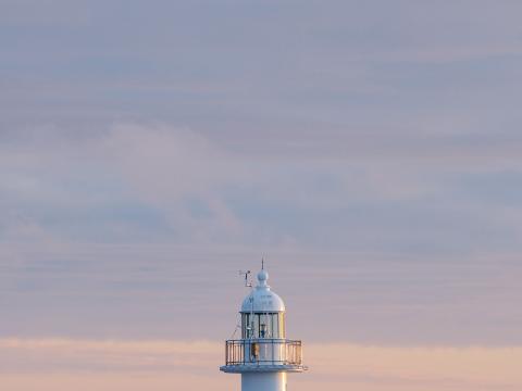 Lighthouse Tower White Minimalism