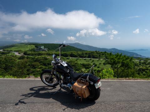 Motorcycle Bike Black Road Mountains