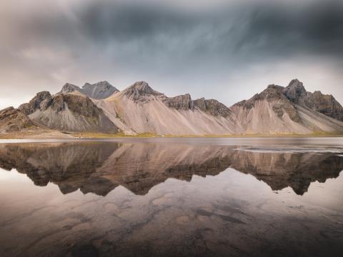 Mountains Lake Reflection Landscape