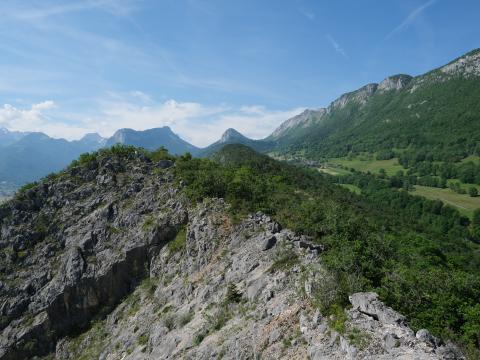 Mountains Relief Grass Landscape Nature