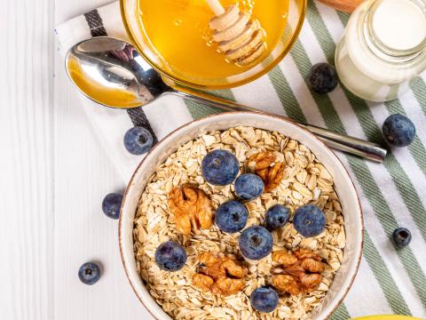 Muesli Berries Honey Breakfast Bowl