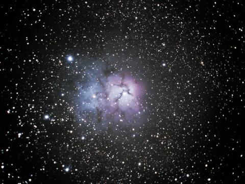 Nebula Glow Stars Glare Space Purple