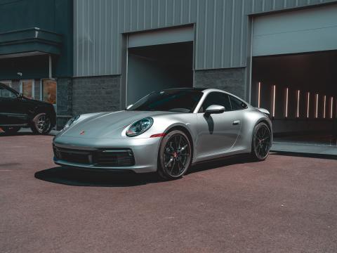 Porsche Car Sports-car Gray Side-view