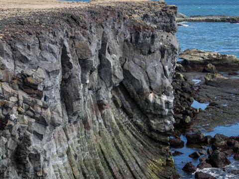 Rock Cliff Sea Nature Landscape