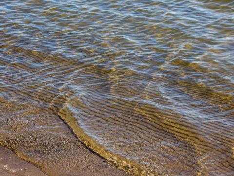 Shore Sand Water Waves