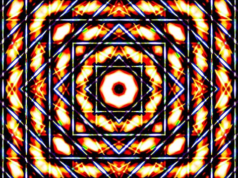 Squares Shapes Fractal Abstraction