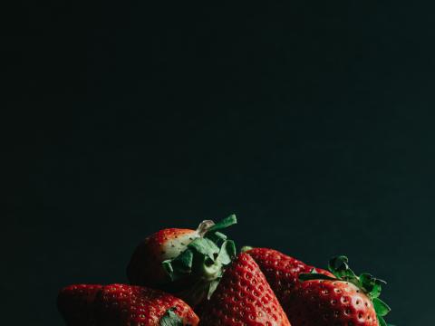 Strawberry Berries Ripe Red Bowl