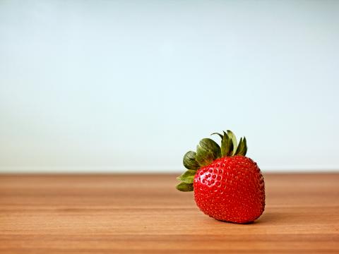 Strawberry Berry Macro Minimalism