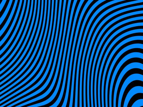 Stripes Lines Distortion Abstraction Blue