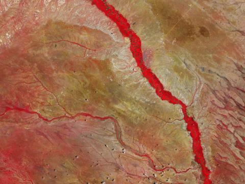 Tana-river River Kenya Earth Planet View-from-space