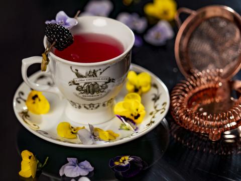 Tea Drink Cup Flowers