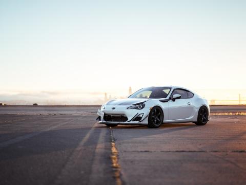 Toyota-gt86 Toyota Car White Parking